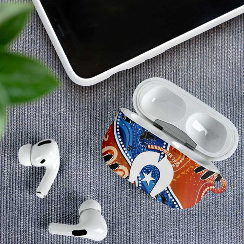 50 Years Of Deadly NAIDOC Week 2026 AirPods Case Torres Strait Dhari Aboriginal Art