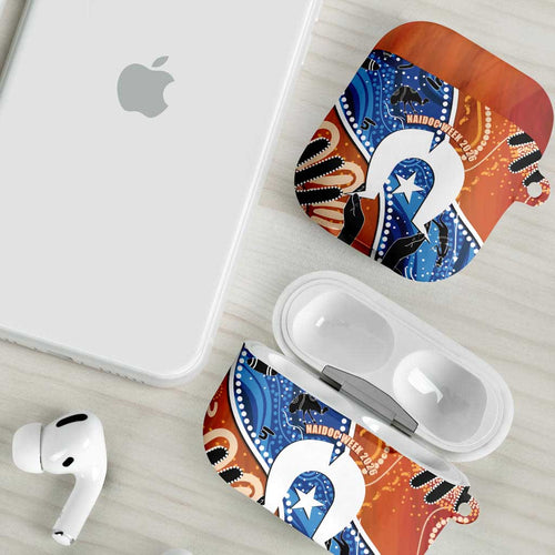 50 Years Of Deadly NAIDOC Week 2026 AirPods Case Torres Strait Dhari Aboriginal Art