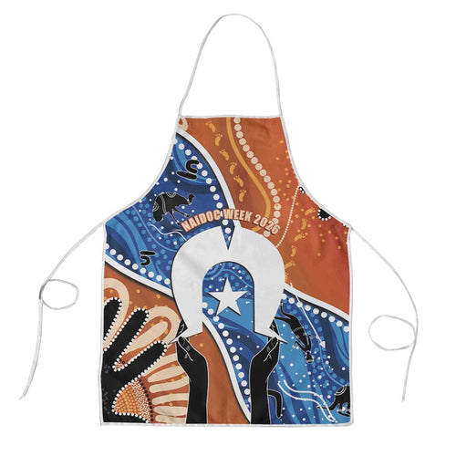 50 Years Of Deadly NAIDOC Week 2026 Apron Torres Strait Dhari Aboriginal Art