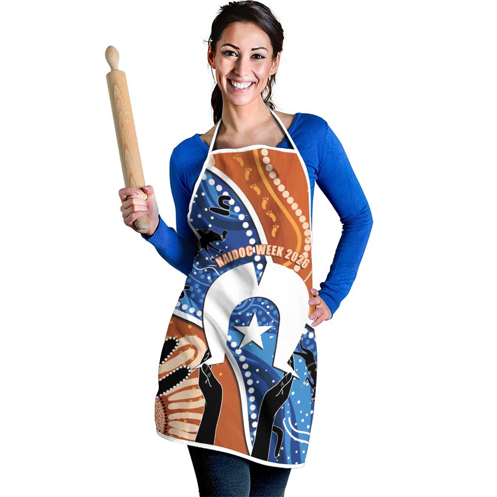 50 Years Of Deadly NAIDOC Week 2026 Apron Torres Strait Dhari Aboriginal Art