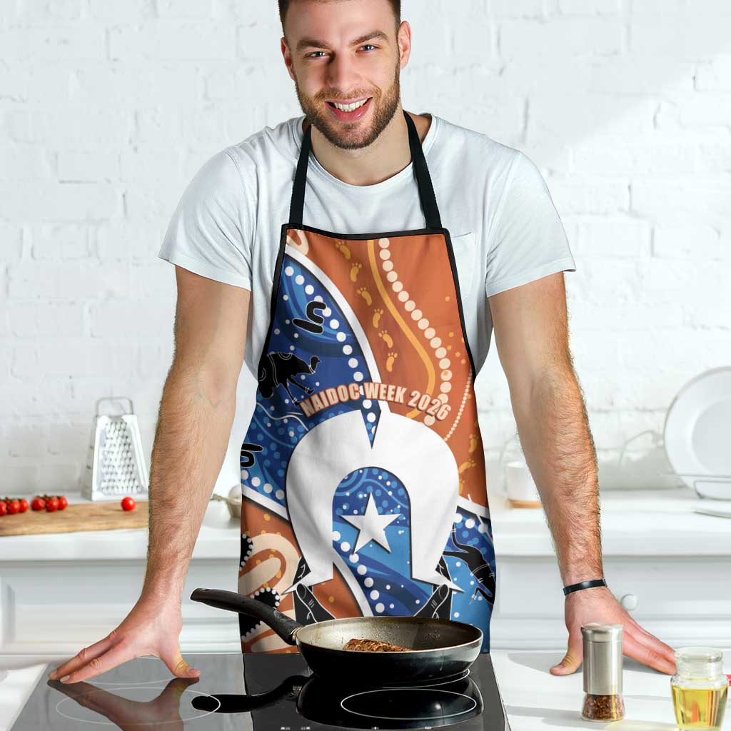 50 Years Of Deadly NAIDOC Week 2026 Apron Torres Strait Dhari Aboriginal Art