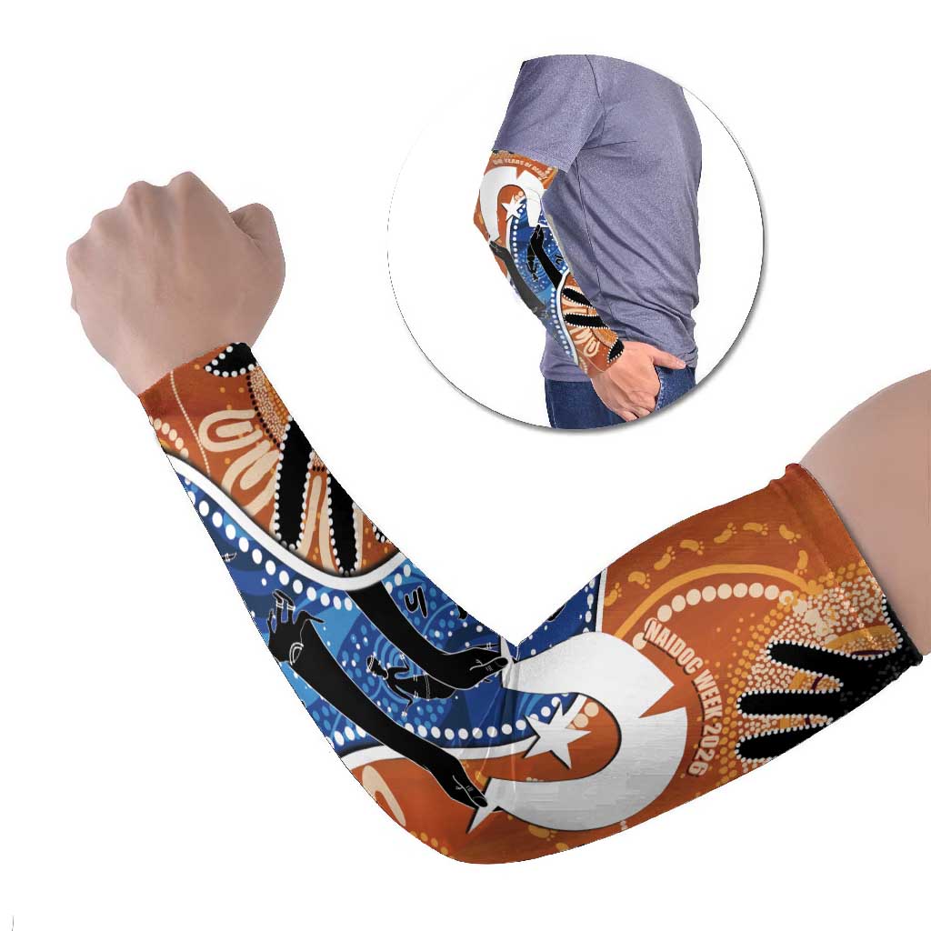 50 Years Of Deadly NAIDOC Week 2026 Arm Sleeves Torres Strait Dhari Aboriginal Art