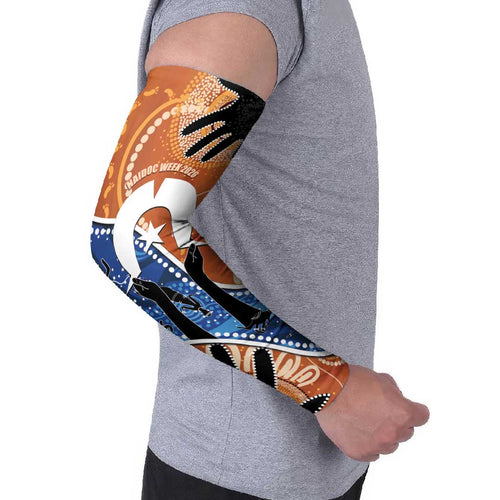 50 Years Of Deadly NAIDOC Week 2026 Arm Sleeves Torres Strait Dhari Aboriginal Art