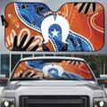 50 Years Of Deadly NAIDOC Week 2026 Auto Sun Shade Torres Strait Dhari Aboriginal Art