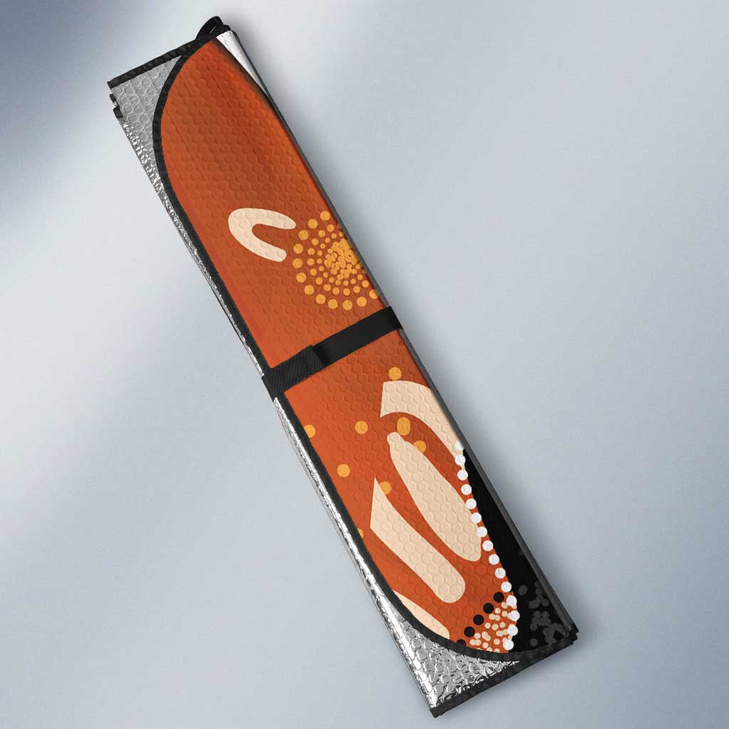 50 Years Of Deadly NAIDOC Week 2026 Auto Sun Shade Torres Strait Dhari Aboriginal Art