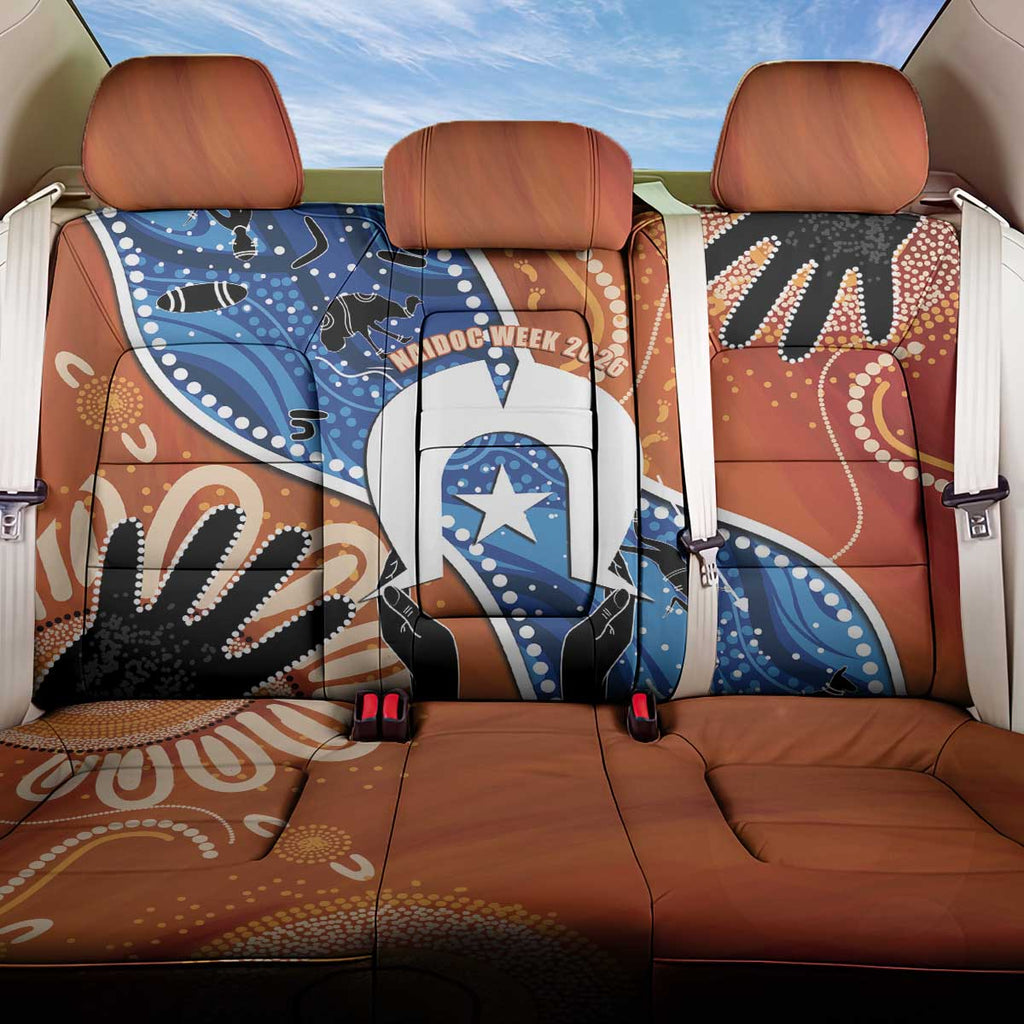 50 Years Of Deadly NAIDOC Week 2026 Back Car Seat Cover Torres Strait Dhari Aboriginal Art