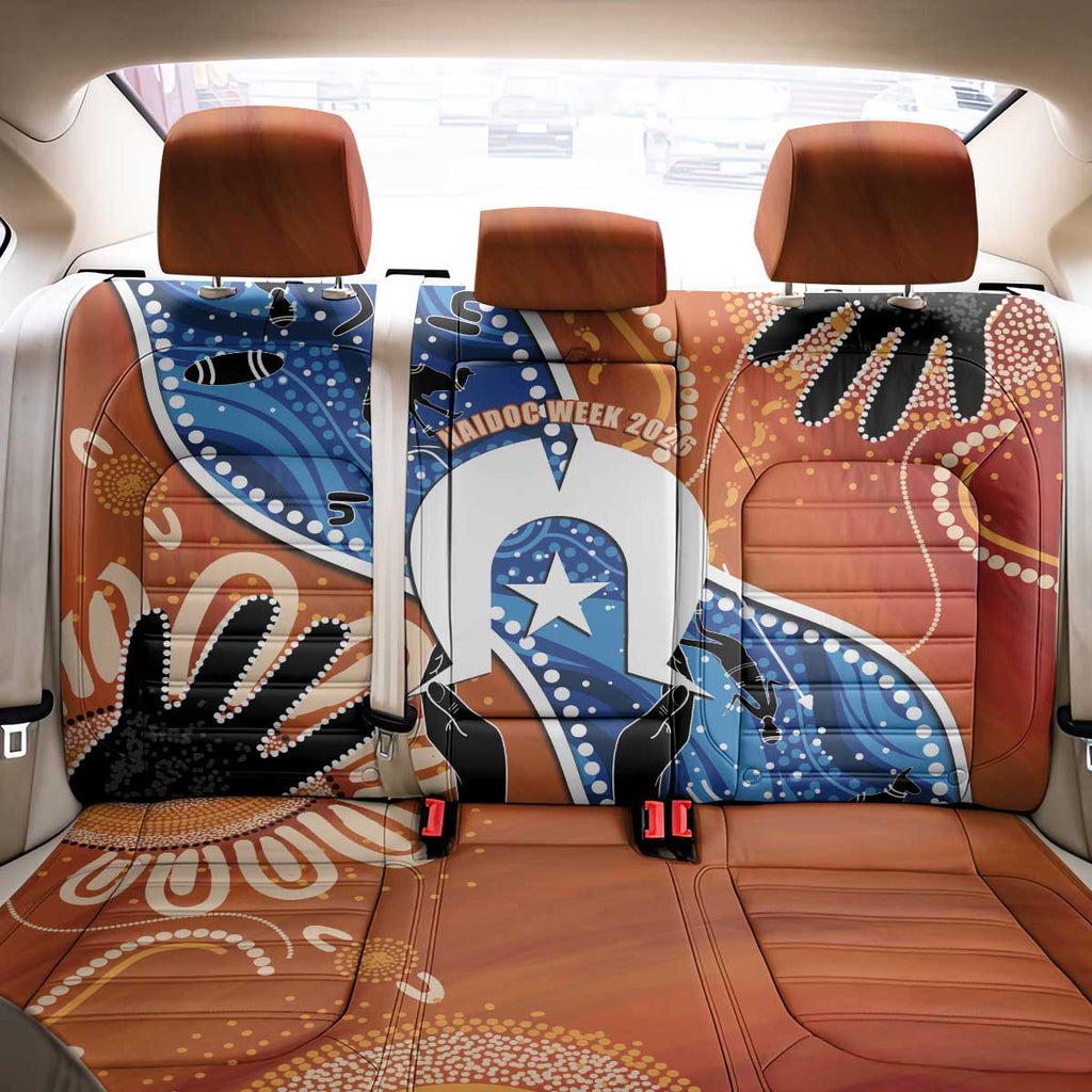50 Years Of Deadly NAIDOC Week 2026 Back Car Seat Cover Torres Strait Dhari Aboriginal Art