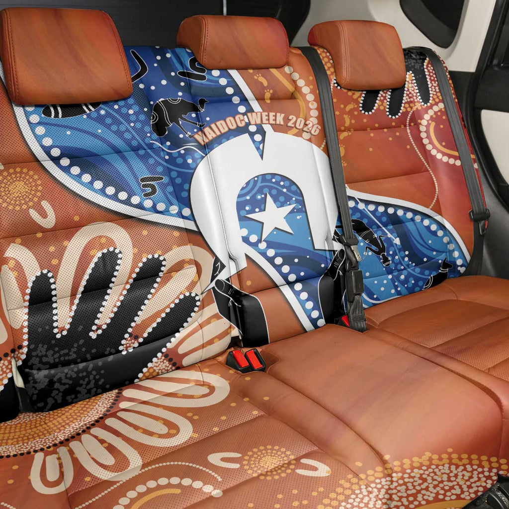 50 Years Of Deadly NAIDOC Week 2026 Back Car Seat Cover Torres Strait Dhari Aboriginal Art