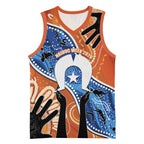 50 Years Of Deadly NAIDOC Week 2026 Basketball Jersey Torres Strait Dhari Aboriginal Art