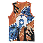50 Years Of Deadly NAIDOC Week 2026 Basketball Jersey Torres Strait Dhari Aboriginal Art