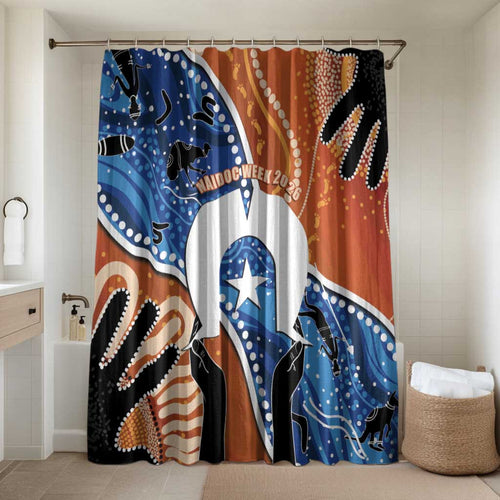 50 Years Of Deadly NAIDOC Week 2026 Bathroom Set Torres Strait Dhari Aboriginal Art