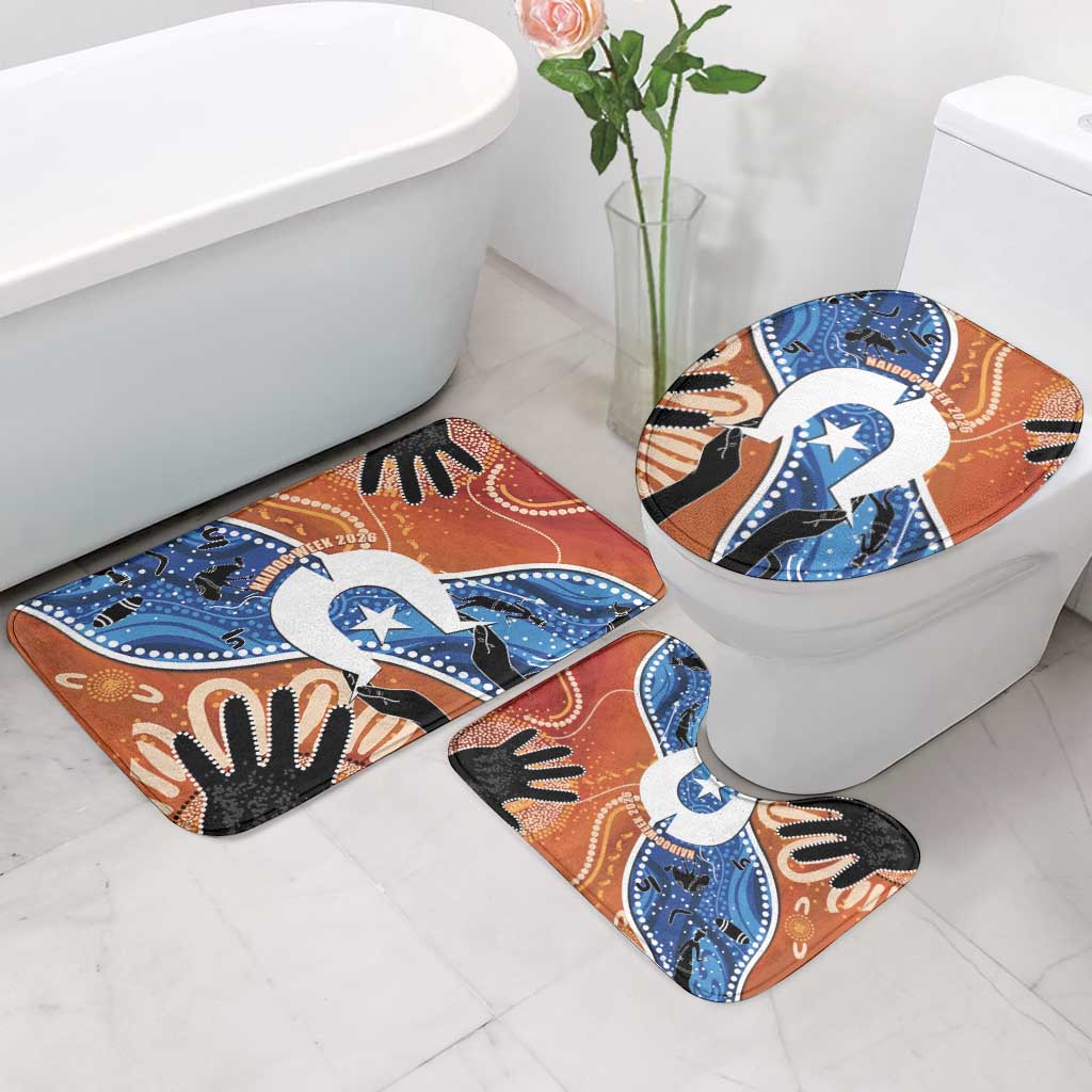 50 Years Of Deadly NAIDOC Week 2026 Bathroom Set Torres Strait Dhari Aboriginal Art