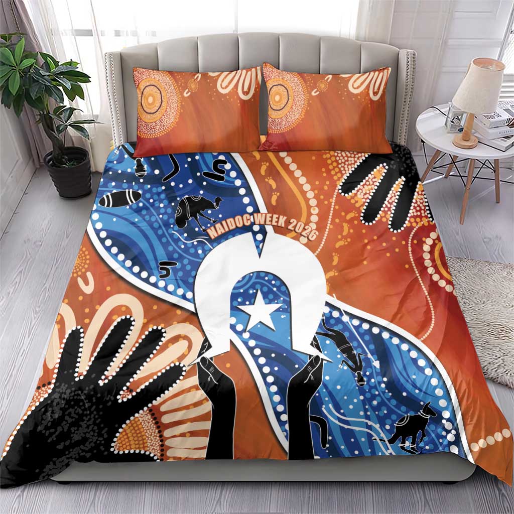 50 Years Of Deadly NAIDOC Week 2026 Bedding Set Torres Strait Dhari Aboriginal Art