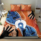 50 Years Of Deadly NAIDOC Week 2026 Bedding Set Torres Strait Dhari Aboriginal Art