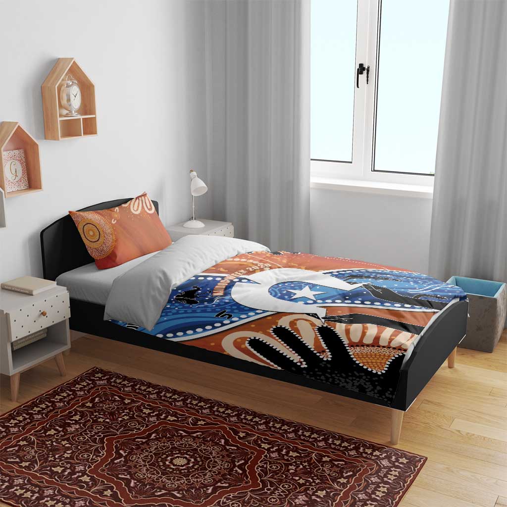 50 Years Of Deadly NAIDOC Week 2026 Bedding Set Torres Strait Dhari Aboriginal Art