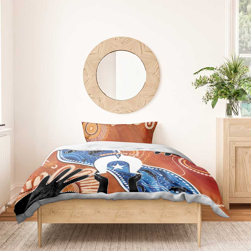 50 Years Of Deadly NAIDOC Week 2026 Bedding Set Torres Strait Dhari Aboriginal Art