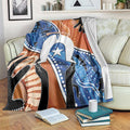 50 Years Of Deadly NAIDOC Week 2026 Blanket Torres Strait Dhari Aboriginal Art
