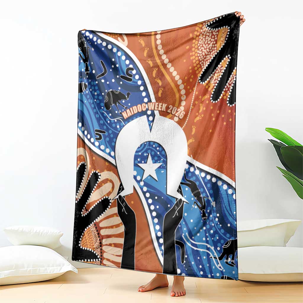 50 Years Of Deadly NAIDOC Week 2026 Blanket Torres Strait Dhari Aboriginal Art