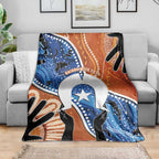 50 Years Of Deadly NAIDOC Week 2026 Blanket Torres Strait Dhari Aboriginal Art