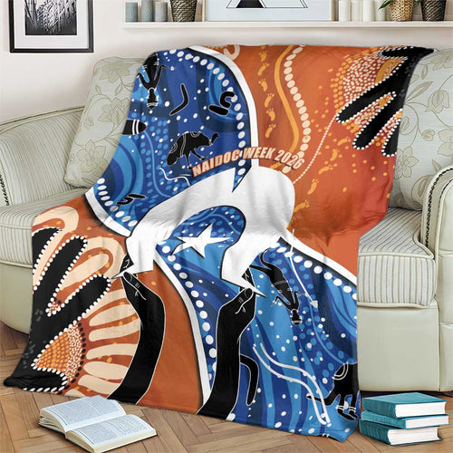50 Years Of Deadly NAIDOC Week 2026 Blanket Torres Strait Dhari Aboriginal Art