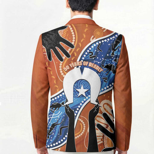 50 Years Of Deadly NAIDOC Week 2026 Blazer Torres Strait Dhari Aboriginal Art
