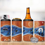 50 Years Of Deadly NAIDOC Week 2026 4 in 1 Can Cooler Tumbler Torres Strait Dhari Aboriginal Art