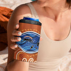 50 Years Of Deadly NAIDOC Week 2026 4 in 1 Can Cooler Tumbler Torres Strait Dhari Aboriginal Art