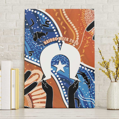 50 Years Of Deadly NAIDOC Week 2026 Canvas Wall Art Torres Strait Dhari Aboriginal Art