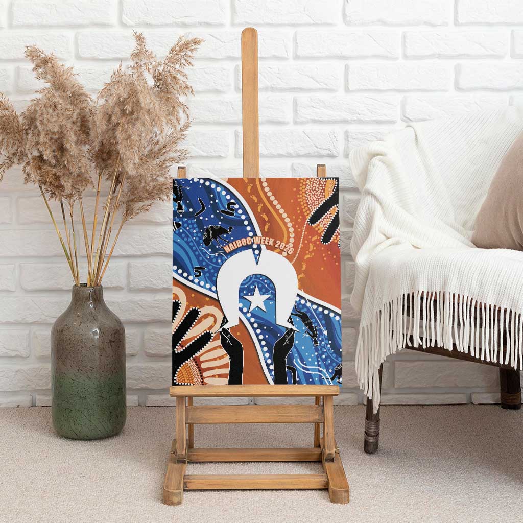 50 Years Of Deadly NAIDOC Week 2026 Canvas Wall Art Torres Strait Dhari Aboriginal Art