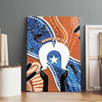 50 Years Of Deadly NAIDOC Week 2026 Canvas Wall Art Torres Strait Dhari Aboriginal Art