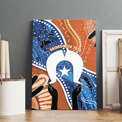 50 Years Of Deadly NAIDOC Week 2026 Canvas Wall Art Torres Strait Dhari Aboriginal Art