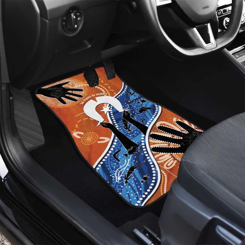 50 Years Of Deadly NAIDOC Week 2026 Car Mats Torres Strait Dhari Aboriginal Art