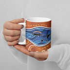 50 Years Of Deadly NAIDOC Week 2026 Ceramic Mug Torres Strait Dhari Aboriginal Art
