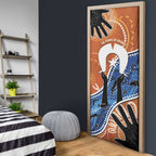 50 Years Of Deadly NAIDOC Week 2026 Door Cover Torres Strait Dhari Aboriginal Art