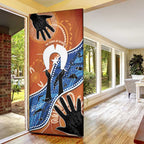 50 Years Of Deadly NAIDOC Week 2026 Door Cover Torres Strait Dhari Aboriginal Art