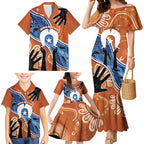50 Years Of Deadly NAIDOC Week 2026 Family Matching Mermaid Dress and Hawaiian Shirt Torres Strait Dhari Aboriginal Art