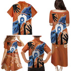 50 Years Of Deadly NAIDOC Week 2026 Family Matching Puletasi and Hawaiian Shirt Torres Strait Dhari Aboriginal Art