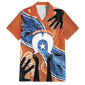 50 Years Of Deadly NAIDOC Week 2026 Family Matching Short Sleeve Bodycon Dress and Hawaiian Shirt Torres Strait Dhari Aboriginal Art
