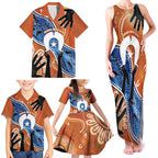 50 Years Of Deadly NAIDOC Week 2026 Family Matching Tank Maxi Dress and Hawaiian Shirt Torres Strait Dhari Aboriginal Art
