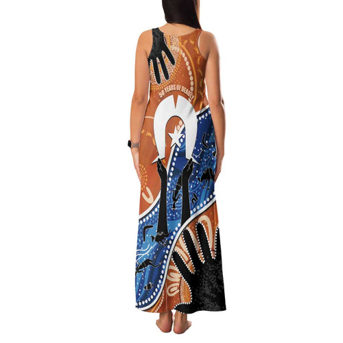 50 Years Of Deadly NAIDOC Week 2026 Family Matching Tank Maxi Dress and Hawaiian Shirt Torres Strait Dhari Aboriginal Art