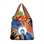 50 Years Of Deadly NAIDOC Week 2026 Grocery Bag Torres Strait Dhari Aboriginal Art