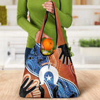 50 Years Of Deadly NAIDOC Week 2026 Grocery Bag Torres Strait Dhari Aboriginal Art
