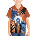 50 Years Of Deadly NAIDOC Week 2026 Kid Hawaiian Shirt Torres Strait Dhari Aboriginal Art