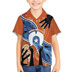 50 Years Of Deadly NAIDOC Week 2026 Kid Hawaiian Shirt Torres Strait Dhari Aboriginal Art