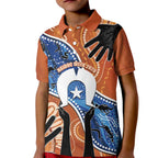 50 Years Of Deadly NAIDOC Week 2026 Kid Polo Shirt Torres Strait Dhari Aboriginal Art