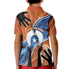 50 Years Of Deadly NAIDOC Week 2026 Kid Polo Shirt Torres Strait Dhari Aboriginal Art