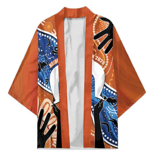 50 Years Of Deadly NAIDOC Week 2026 Kimono Torres Strait Dhari Aboriginal Art