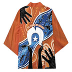 50 Years Of Deadly NAIDOC Week 2026 Kimono Torres Strait Dhari Aboriginal Art