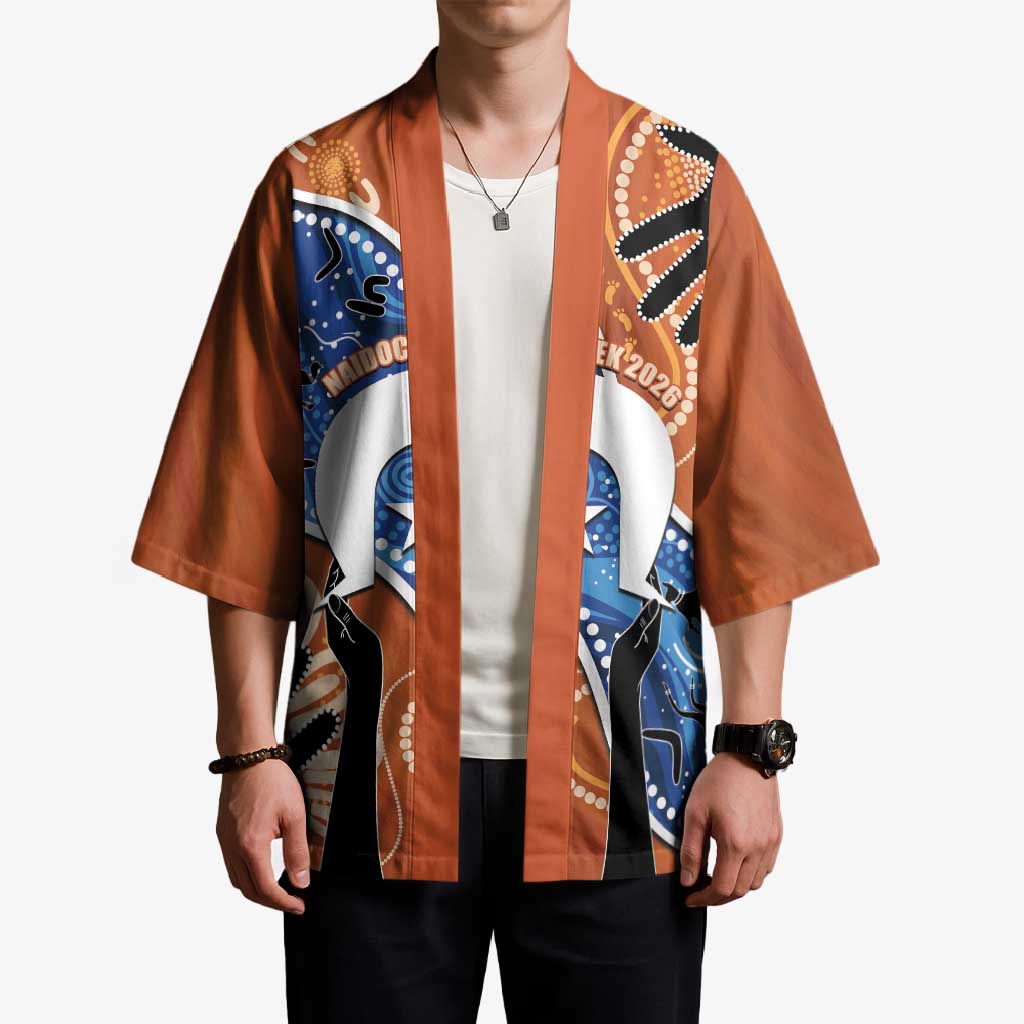 50 Years Of Deadly NAIDOC Week 2026 Kimono Torres Strait Dhari Aboriginal Art
