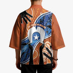 50 Years Of Deadly NAIDOC Week 2026 Kimono Torres Strait Dhari Aboriginal Art